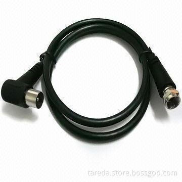 Male Cable, Used for CATV, DTV, and CTV, OEM Orders are Accepted
